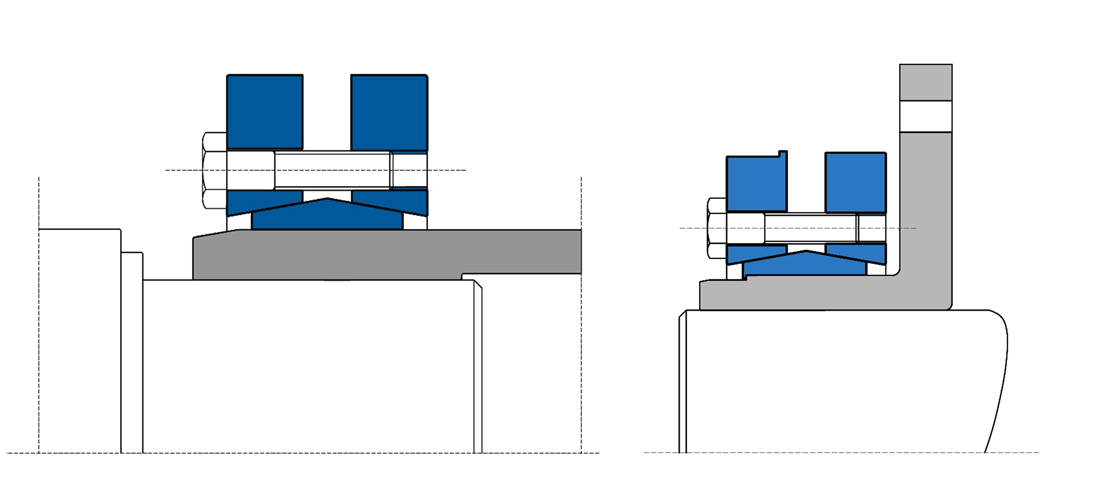 Mechanische Schrumpfscheiben - Außenspannsatz